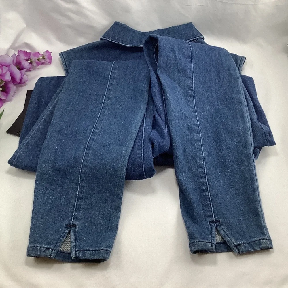 NWT Guess Jessie Utility Fitted Denim Jumpsuit 6 - Picture 5 of 14